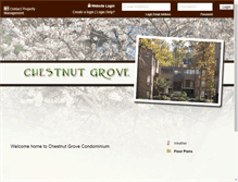 Tablet Screenshot of chestnutgrovecondo.com